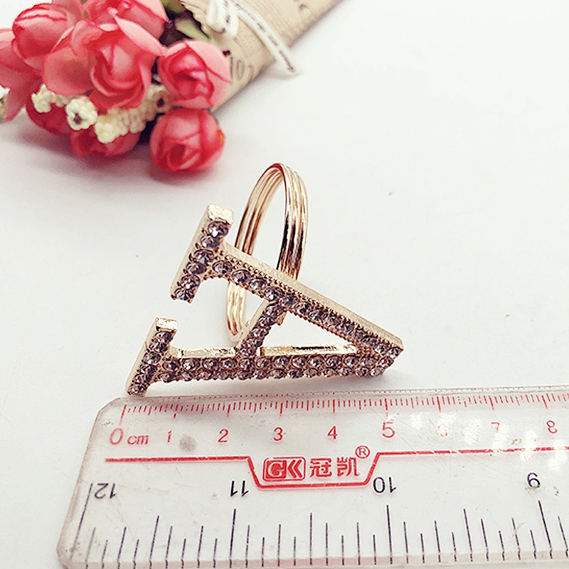 Bulk Wholesale custom gold letter rhinestone napkin holder napkin rings