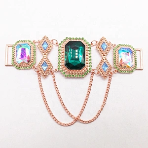 New Arrival Style Swimwear Set Rhinestone Connector Accessories Crystal Rhinestone Connector For Bikini Decoration