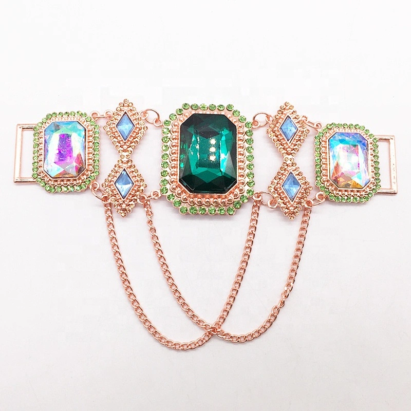 New Arrival Style Swimwear Set Rhinestone Connector Accessories Crystal Rhinestone Connector For Bikini Decoration