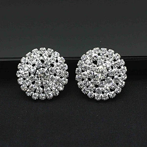 New design Bridal Crystal Rhinestone Brooch For Wedding Invitation Cards decoration
