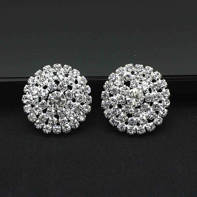 New design Bridal Crystal Rhinestone Brooch For Wedding Invitation Cards decoration