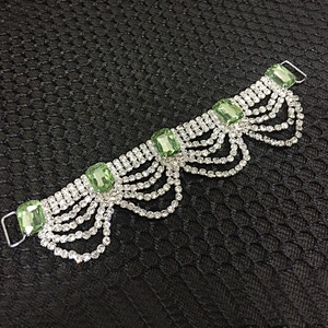 Rhinestone Hanging Buckle Swimwear Stunning Look Metal Chain Connector For Bikini
