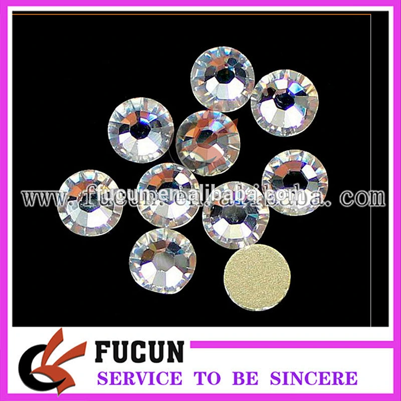 hot fix colorful flat back rhinestone wholesale with ,korean quality and China quality