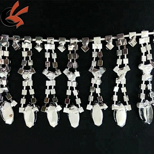 Blingbling crystal rhinestone beaded trims