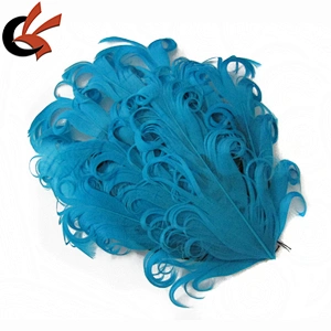 Solid Color Nagorie Curly Goose Feather Pads for Hairband