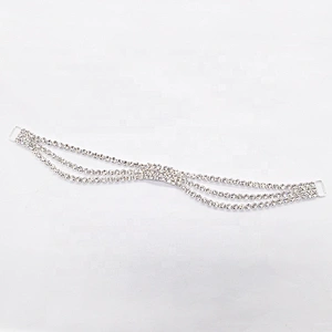32cm Bikini Suit Accessories Crystal Rhinestone Bikini Connector For Back Decoration