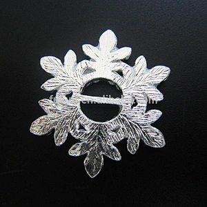 custom metal belt buckle parts rhinestone snowflake belt buckle wholesale