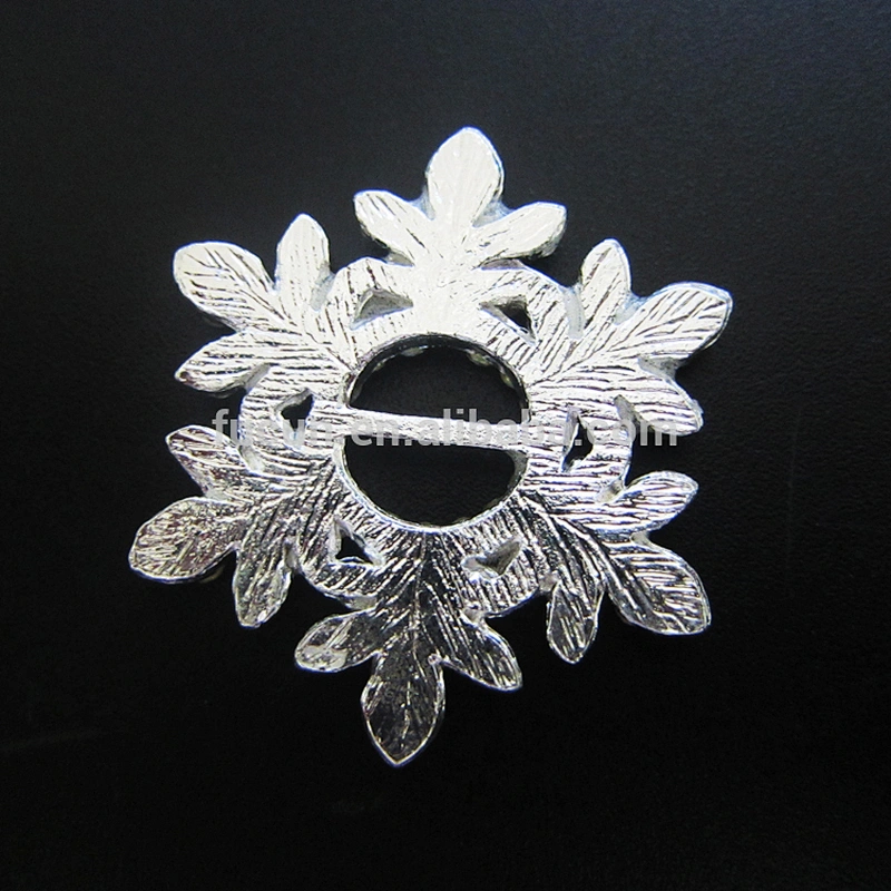 custom metal belt buckle parts rhinestone snowflake belt buckle wholesale