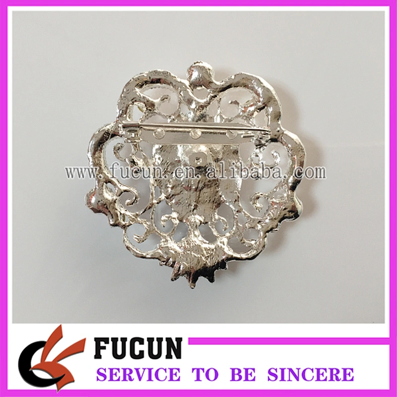 fashionable jewelry bridal invitation decorative brooches wedding crystal vintage brooch