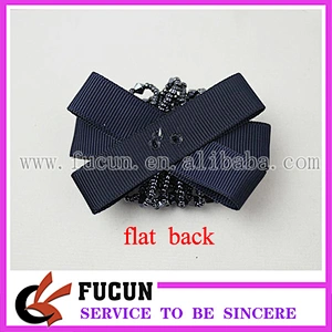purplish blue glass black fabric removable shoe clip for lady shoe