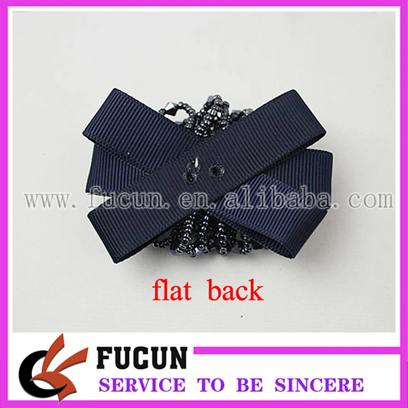 purplish blue glass black fabric removable shoe clip for lady shoe