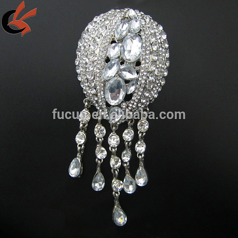 vintage large crystal rhinestone brooch wholesale