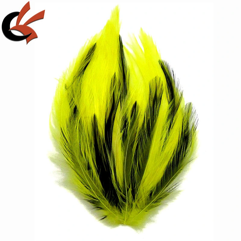 PURPLE/HOT PINK TWO TONE COLORS HACKLE FEATHER PAD
