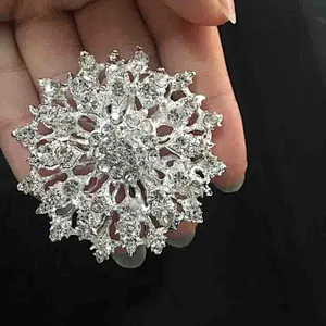 Factory wholesale Jewelry Manufacturer hot sale rhinestone brooch for Wedding and Party