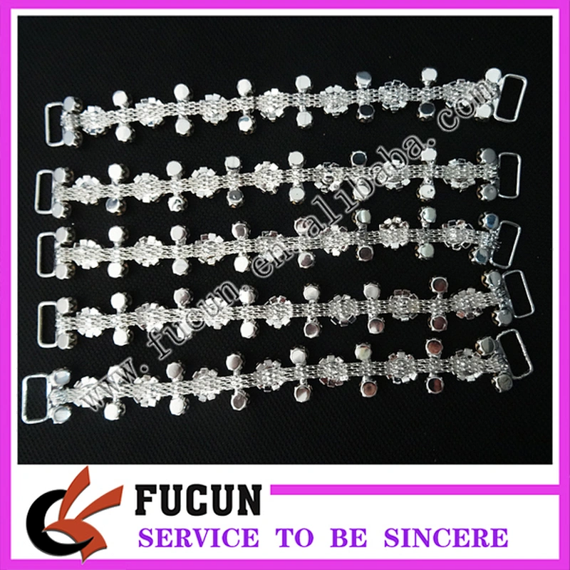 Flower Czech Crystal Rhinestone Trim Rhinestone Connector
