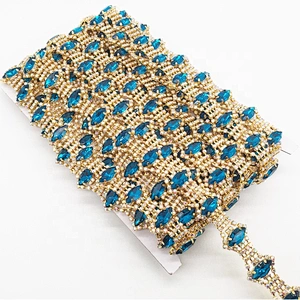 Garment Use Rhinestones Type Crystal Main Stone Body Jewelry Trimmings For Clothing Decoration