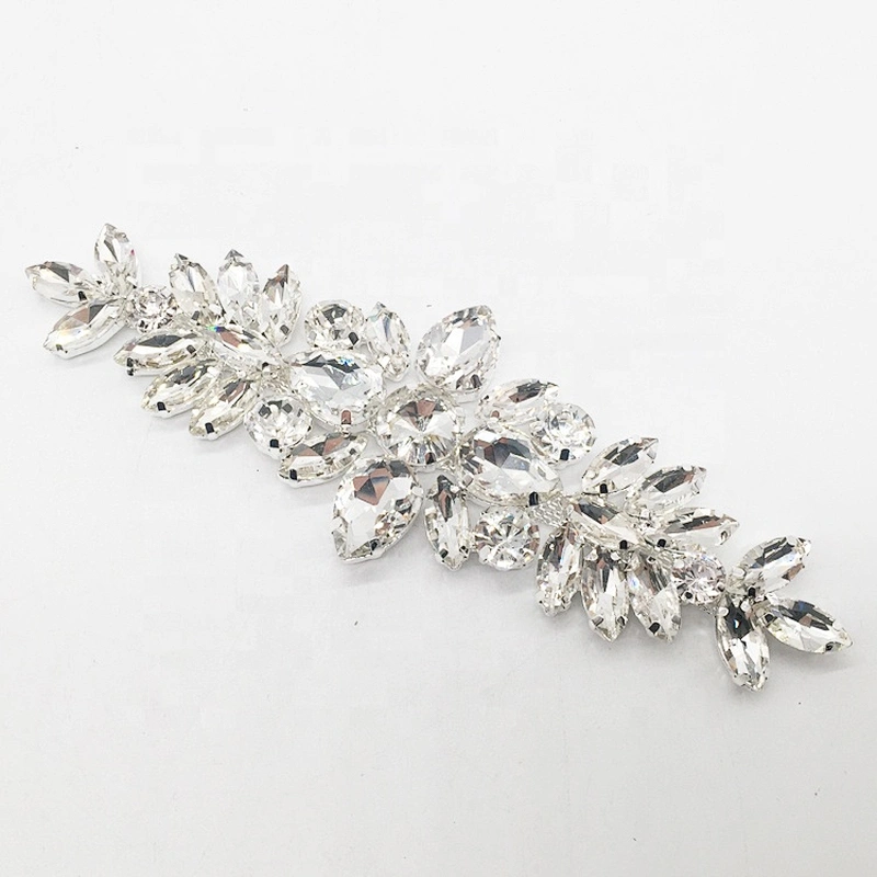 fashion latest design blingbling crystal engagement wedding jewelry rhinestone applique