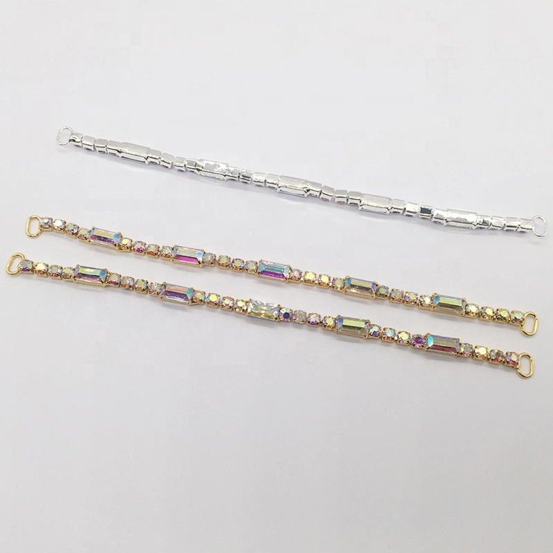 unique fashion new ab crystal color rhinestone thin bikini connectors for bottom bikini