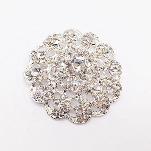 high-quality flower design decoration durable rhinestone brooch