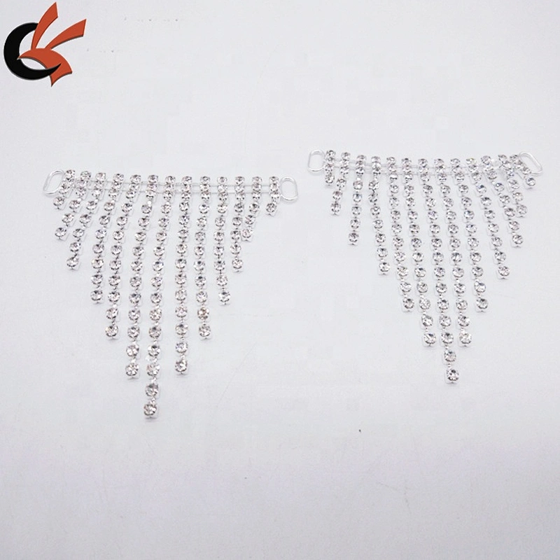 2019 Sparkly Crystal Rhinestone Fringe Connector