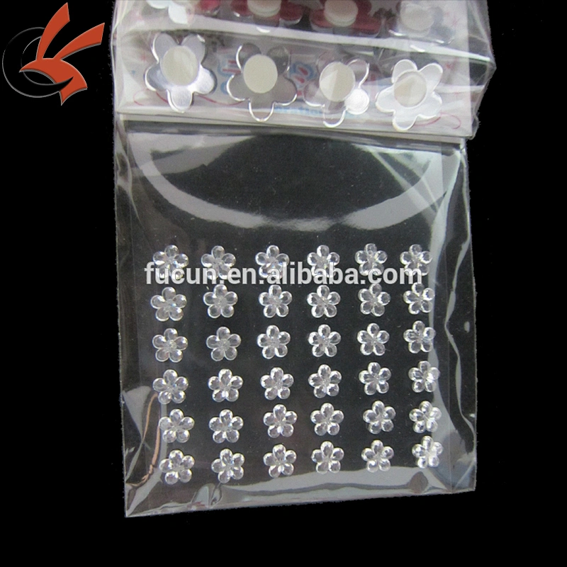 Clear Self Adhesive Rhinestone Crystal Bling Stickers