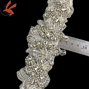 Wedding Dresses Sash Rhinestone Applique DIY Bling Bridal Wedding Crystal Belt