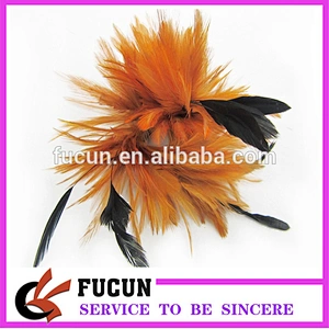lady party wedding bridal fascinator feather net hair clip accessory