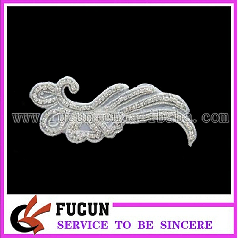 wholesale bridal rhinestone beads applique by handmade