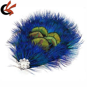 Green Peacock Flue Plumage Feather Pads