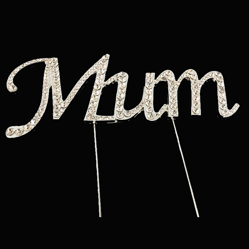 New arrivals custom unique favors birthday Mama cake topper for mother's day cake decoration