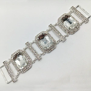 Wholesale Swimwear Rhinestone Diamante  Bikini Connector in buckle