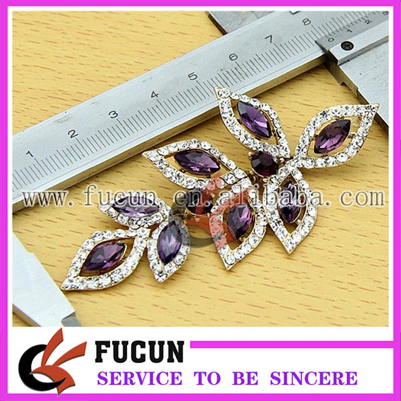 latest fashion leaves design gold plated earring jewelry wholesale