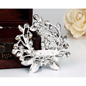 Factory wholesale Fashion Costume jewelry design rhinestone brooch for wedding