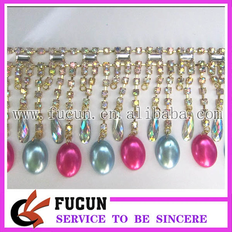 fashion wholesale rhinestone trim for clothes