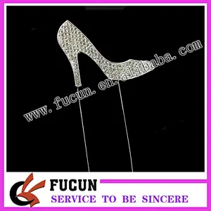 creative design high heeled shoes Cake Topper for company party decoration