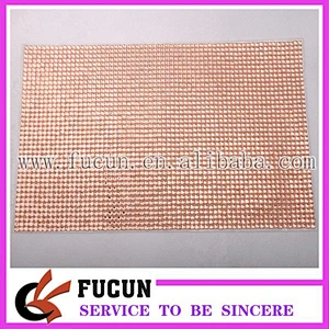 hot fix rhinestone mesh for shoe decoration
