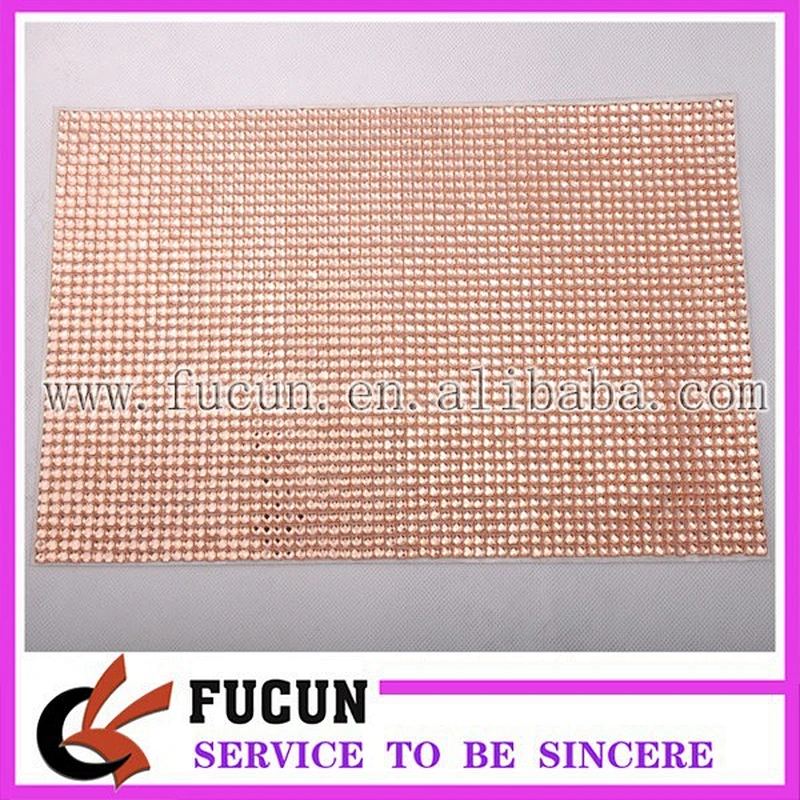 hot fix rhinestone mesh for shoe decoration