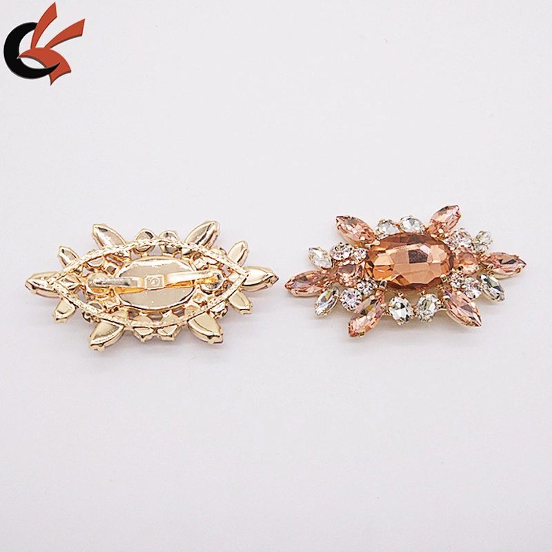 New arrival fashion crystal rhinestone shoe buckles shoe accessories