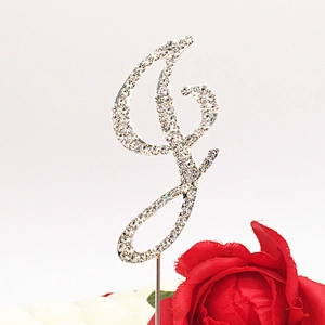 Wholesale Cake Decorating Birthday Party Accessories Rhinestone Style Cake Topper