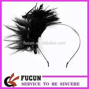 Fashion feather flower hair accessories