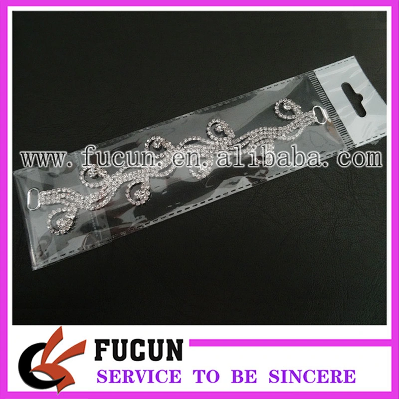 beautiful fashion crystal diamond rhinestone buckles connector for bikini accessories