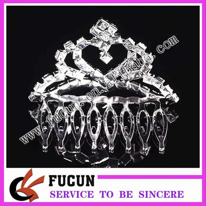 Lovely princess happy birthday party tiaras/crowns cheap heart tiara for girls