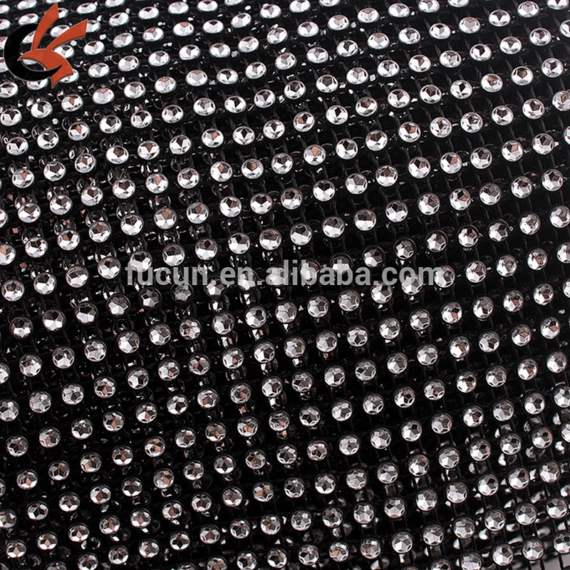 Diamond Mesh Rhinestone Ribbon Crystal Wrap 4.5