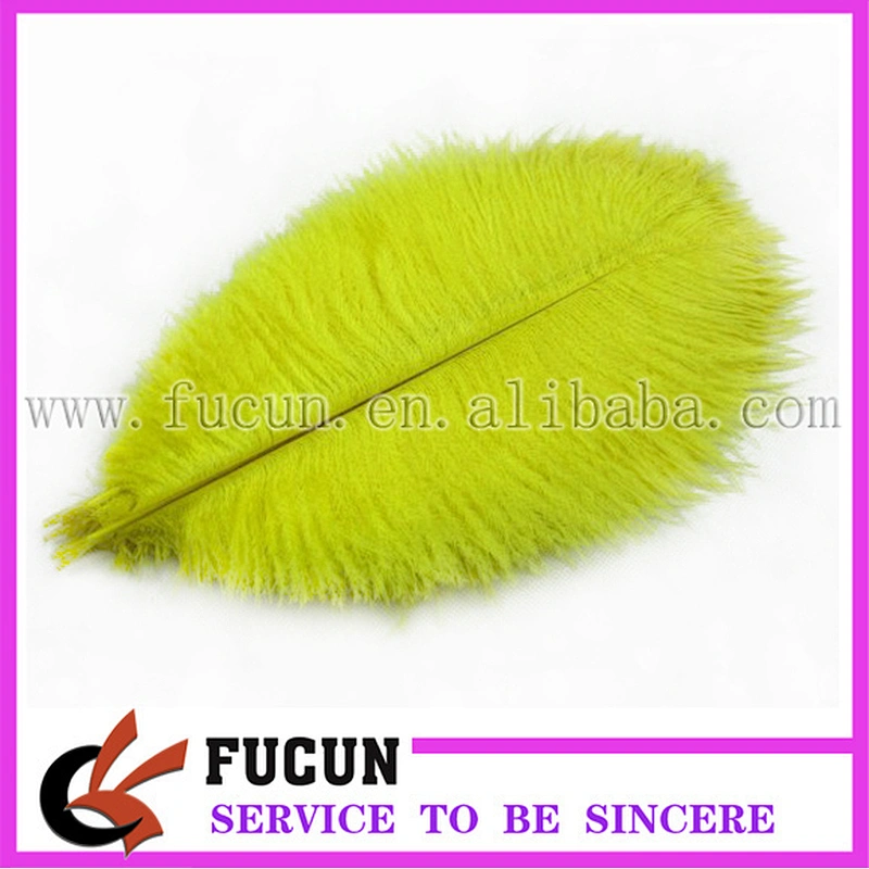 wholesale party decorative green ostrich feather