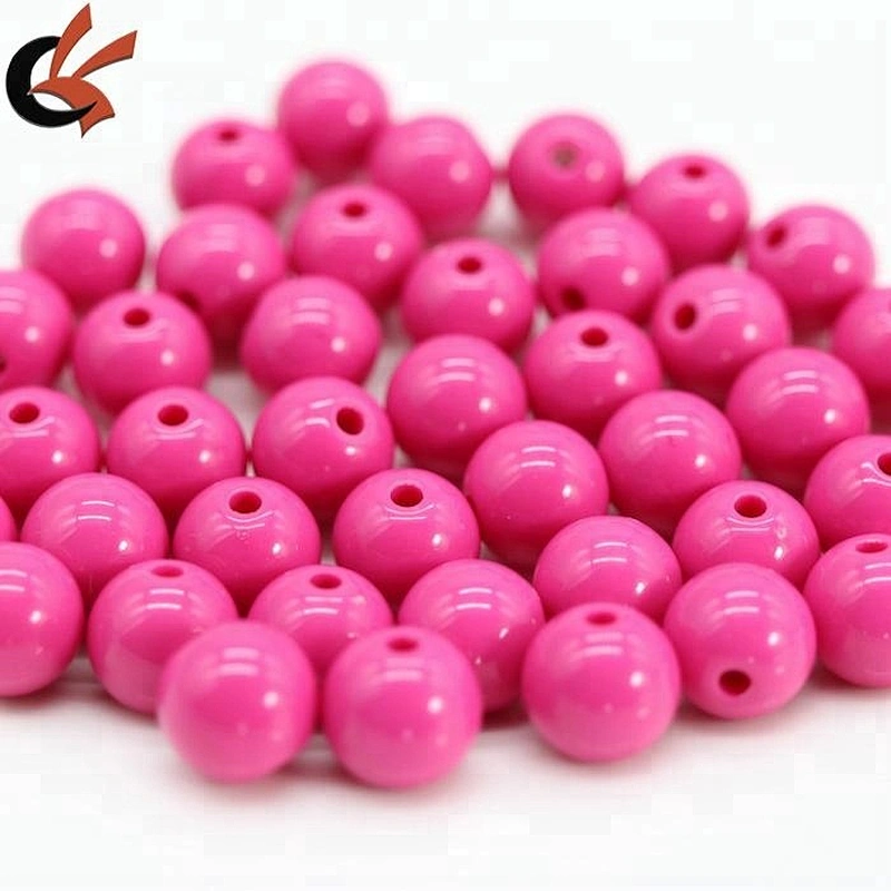 2018 top quality pretty rainbow color plastic acrylic beads wholesale