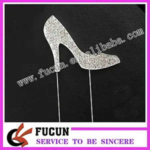creative design high heeled shoes Cake Topper for company party decoration