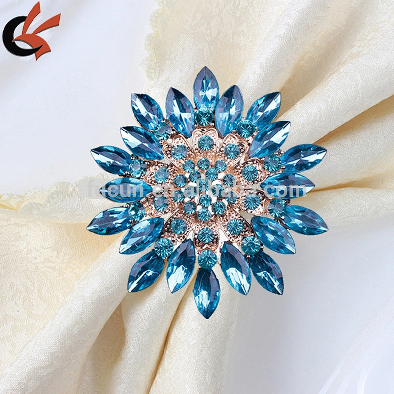 Diamante Crystal Wedding Table Decor Rhinestone Bling, Napkin Ring