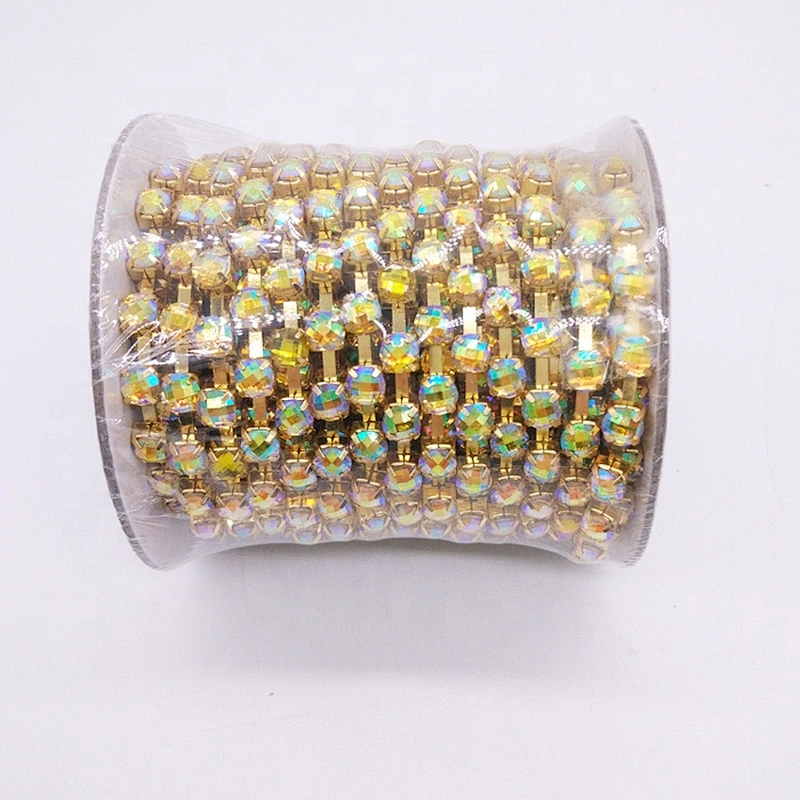 DIY sewing accessories craft fancy SS28 resin stone chain trimming