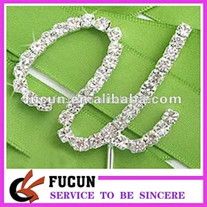 cheap crystal diamond rhinestone cake topper wedding favors/wedding centerpieces/cake decorating