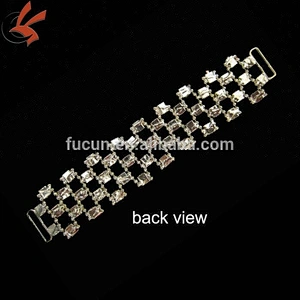 BIKINI CRYSTAL RHINESTONE GOLD CONNECTOR STUNNING ON STAGE